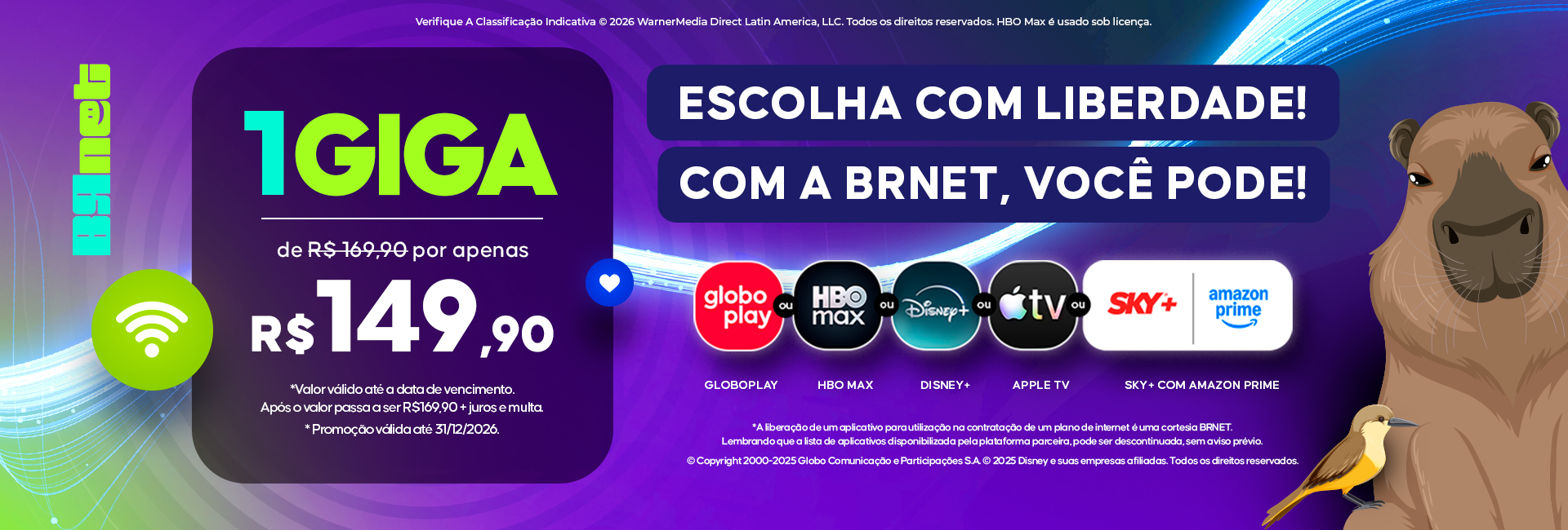 Plano 1 Giga BRnet